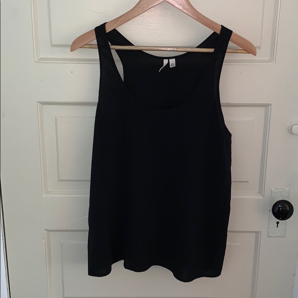 Frenchi Nordstrom Black Tank Top